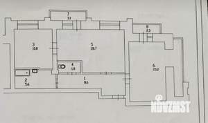 3-к квартира, вторичка, 76м2, 8/10 этаж