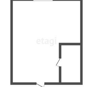 1-к квартира, вторичка, 12м2, 1/5 этаж