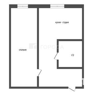 2-к квартира, вторичка, 44м2, 2/9 этаж