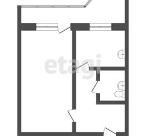 1-к квартира, вторичка, 43м2, 11/17 этаж