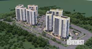 2-к квартира, строящийся дом, 55м2, 12/16 этаж