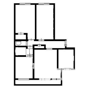 4-к квартира, вторичка, 75м2, 3/10 этаж