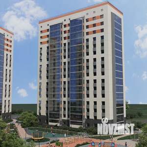2-к квартира, строящийся дом, 45м2, 14/16 этаж