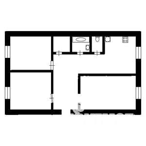 3-к квартира, вторичка, 62м2, 1/9 этаж
