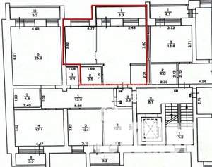 1-к квартира, вторичка, 39м2, 4/10 этаж