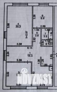 3-к квартира, вторичка, 70м2, 1/9 этаж