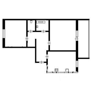 2-к квартира, вторичка, 63м2, 9/10 этаж