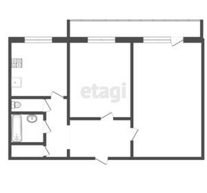 2-к квартира, вторичка, 54м2, 7/10 этаж