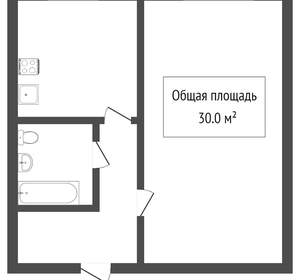 1-к квартира, вторичка, 30м2, 1/5 этаж
