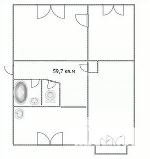3-к квартира, вторичка, 60м2, 5/5 этаж