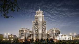 1-к квартира, строящийся дом, 43м2, 15/30 этаж