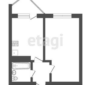 1-к квартира, вторичка, 34м2, 4/10 этаж