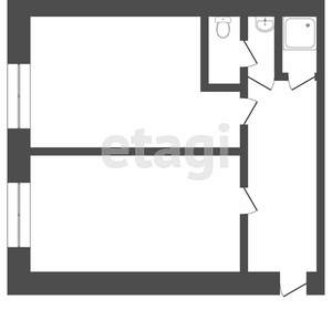 2-к квартира, вторичка, 36м2, 2/9 этаж