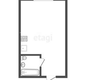 1-к квартира, вторичка, 18м2, 5/5 этаж