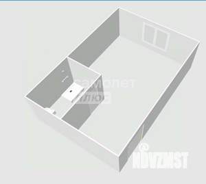 Студия квартира, вторичка, 15м2, 1/4 этаж