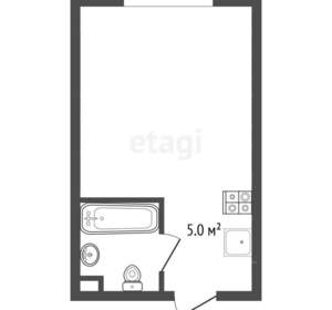 Студия квартира, вторичка, 19м2, 4/5 этаж