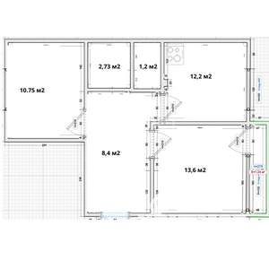 2-к квартира, вторичка, 48м2, 2/6 этаж