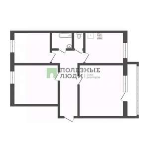 3-к квартира, вторичка, 61м2, 4/10 этаж