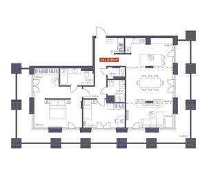 4-к квартира, вторичка, 112м2, 10/30 этаж