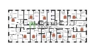 3-к квартира, вторичка, 59м2, 23/26 этаж