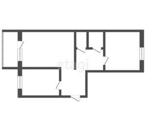 2-к квартира, вторичка, 65м2, 5/6 этаж