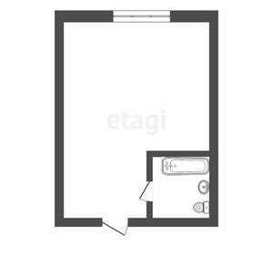 1-к квартира, вторичка, 14м2, 1/5 этаж