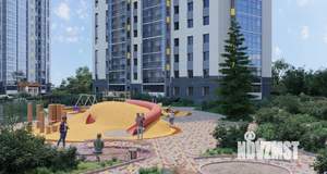2-к квартира, строящийся дом, 54м2, 15/16 этаж