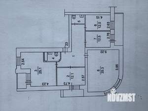 4-к квартира, вторичка, 125м2, 4/7 этаж