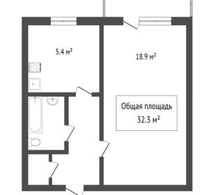 1-к квартира, вторичка, 28м2, 8/9 этаж