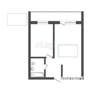 1-к квартира, вторичка, 37м2, 13/18 этаж