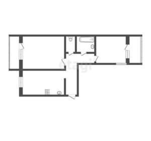 2-к квартира, вторичка, 64м2, 8/10 этаж
