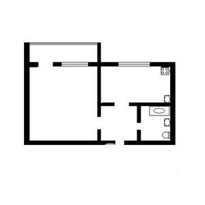 1-к квартира, вторичка, 29м2, 2/9 этаж
