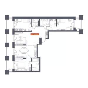 4-к квартира, вторичка, 100м2, 10/10 этаж