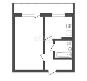 1-к квартира, вторичка, 35м2, 7/17 этаж