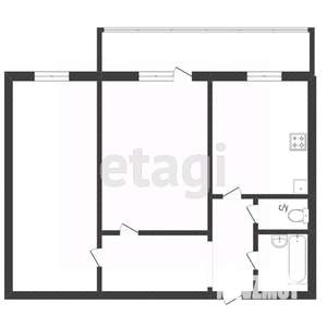 2-к квартира, вторичка, 60м2, 1/10 этаж