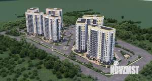 2-к квартира, строящийся дом, 44м2, 11/16 этаж