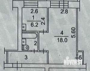 1-к квартира, вторичка, 33м2, 2/5 этаж