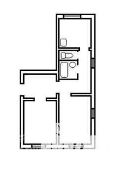 2-к квартира, вторичка, 54м2, 2/4 этаж
