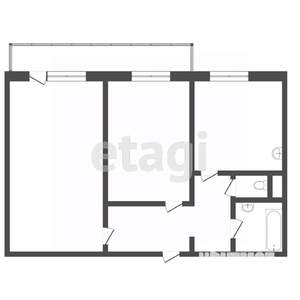 2-к квартира, вторичка, 54м2, 8/10 этаж