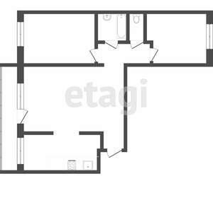 3-к квартира, вторичка, 64м2, 3/10 этаж