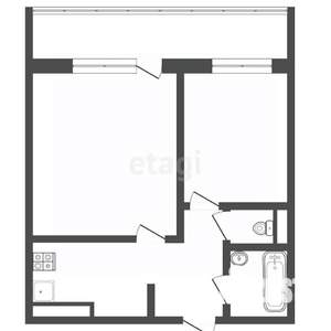 2-к квартира, вторичка, 64м2, 4/17 этаж