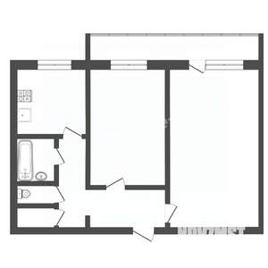 2-к квартира, вторичка, 55м2, 8/9 этаж