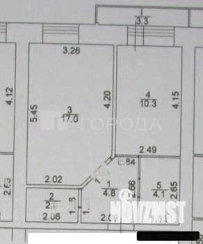 2-к квартира, вторичка, 42м2, 8/10 этаж