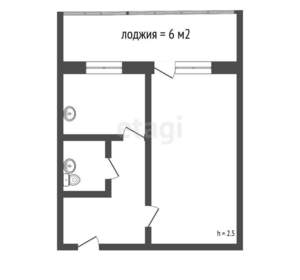 1-к квартира, вторичка, 34м2, 11/17 этаж