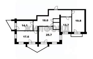 4-к квартира, вторичка, 139м2, 8/10 этаж