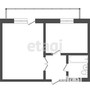1-к квартира, вторичка, 26м2, 6/10 этаж