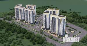 2-к квартира, строящийся дом, 40м2, 1/16 этаж