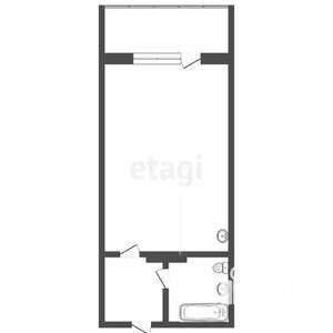 Студия квартира, вторичка, 20м2, 4/10 этаж