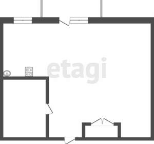 1-к квартира, вторичка, 30м2, 6/6 этаж