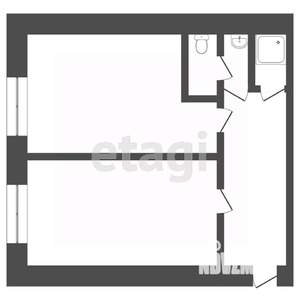 2-к квартира, вторичка, 36м2, 2/9 этаж